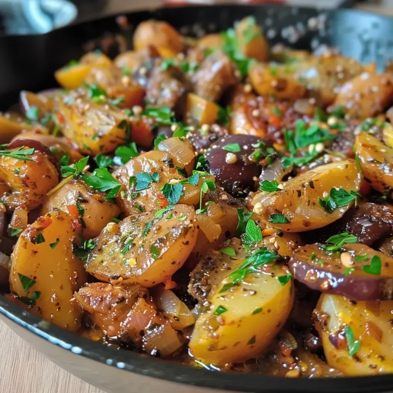 ['Close-up view of a steaming Kürbis-Linsen-Eintopf with vibrant colors.', 'Side angle of a hearty Kürbis-Linsen stew featuring chunks of pumpkin and lentils.', 'Delicious Kürbis-Linsen-Eintopf in a bowl, garnished with fresh parsley.', 'Warm, inviting Kürbis-Linsen stew filled with vegetables and spices.']