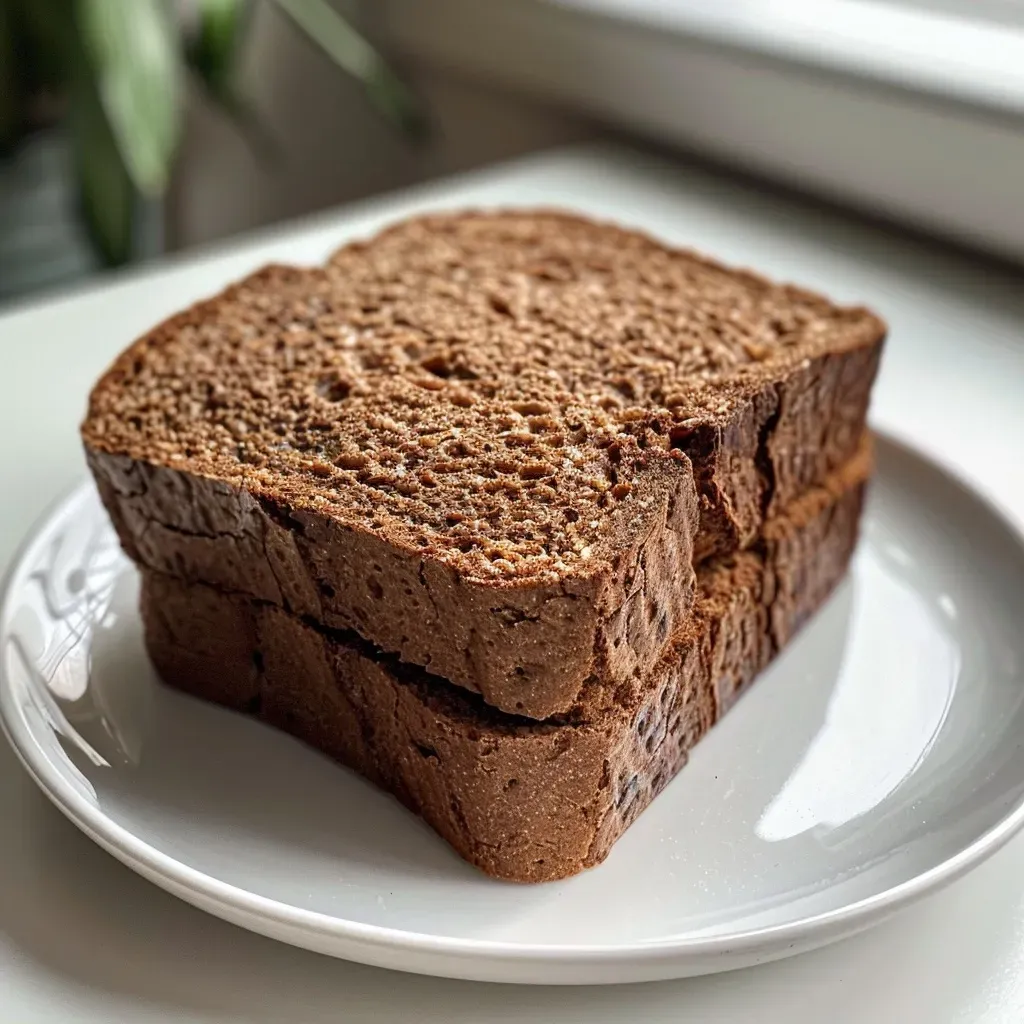 ['Side view of a sliced Kürbis Protein Brot on a wooden board.', 'Close-up of a loaf of Kürbis Protein Brot showcasing its texture and ingredients.', 'Juicy Kürbis Protein Brot with vibrant pumpkin color and crusty exterior.', 'A freshly baked Kürbis Protein Brot displayed with a dusting of flour.']