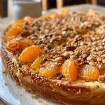 ['Close-up view of a slice of pumpkin spice cake topped with cinnamon streusel.', 'Side angle of a delicious slice of Kürbiskuchen showcasing its moist texture and spices.', 'Detailed shot of pumpkin spice cake with a crumbly cinnamon topping, highlighting its layers.', 'A tempting slice of Kürbiskuchen, revealing its rich pumpkin filling and streusel topping.']