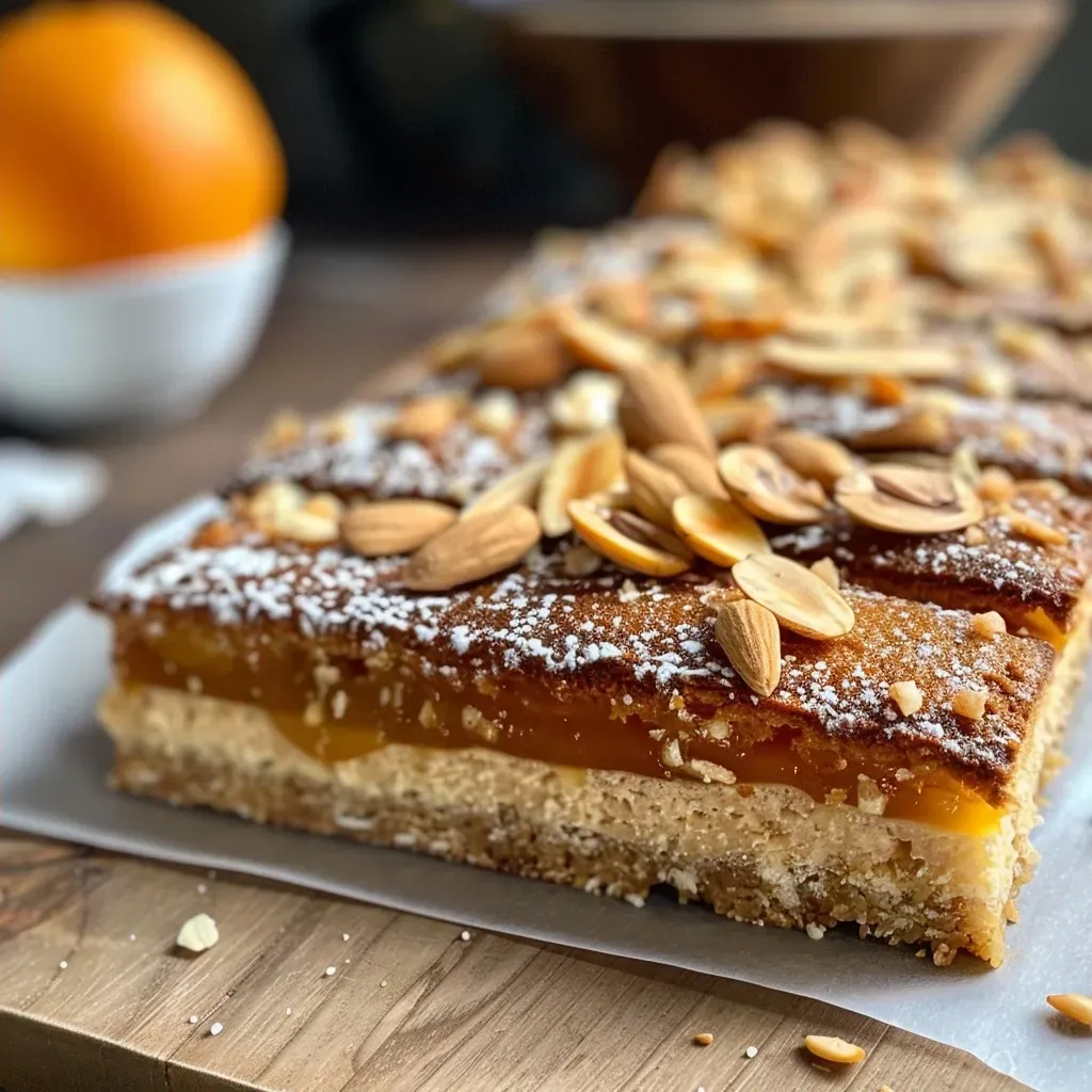 ['Close-up view of a slice of pumpkin spice cake topped with cinnamon streusel.', 'Side angle of a delicious slice of Kürbiskuchen showcasing its moist texture and spices.', 'Detailed shot of pumpkin spice cake with a crumbly cinnamon topping, highlighting its layers.', 'A tempting slice of Kürbiskuchen, revealing its rich pumpkin filling and streusel topping.']