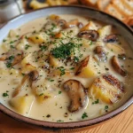 ['Close-up view of a bowl of Omas Stangensellerie Suppe, showing its creamy texture and green celery pieces.', 'A side view of a fresh bowl of celery soup, highlighting the vibrant green color of the ingredients.', 'Close-up on a steaming bowl of soup, with chopped celery and a drizzle of cream on top.', 'Detailed shot of Omas Stangensellerie Suppe served in a rustic bowl, featuring green herbs and creamy broth.']