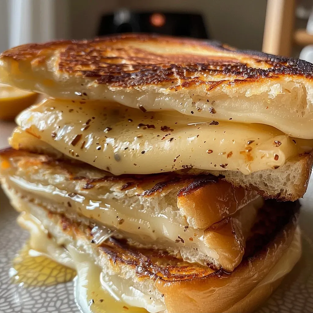 ['Close-up view of Pfannküchlein topped with sliced pears and drizzled with syrup.', 'Side view of a stack of fluffy Pfannküchlein featuring caramelized pears.', 'Juicy Pfannküchlein with a golden hue, adorned with pear slices.', 'A delectable serving of Pfannküchlein with pears, ready to be enjoyed.']