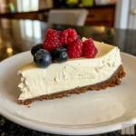 ['A close-up side view of a creamy protein cheesecake with a smooth surface and a velvety texture.', 'A detailed view of a delicious protein cheesecake showcasing its layers and creamy topping.', 'Side angle of a rich protein cheesecake with a soft crust and glossy finish.', 'Close-up shot of a sliced protein cheesecake revealing a creamy interior and beautiful presentation.']