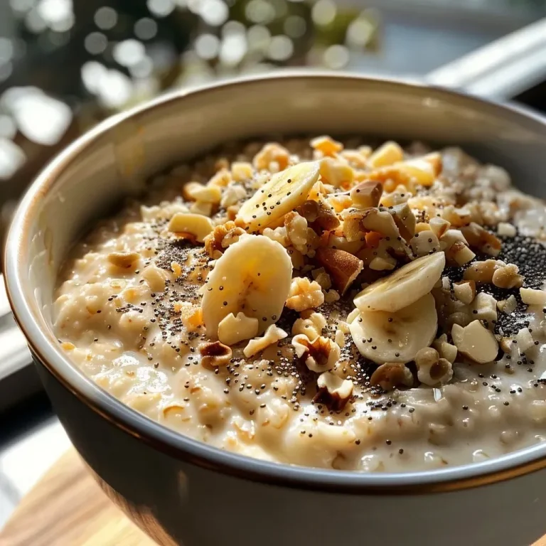 ['Close-up view of a creamy bowl of protein porridge topped with a sprinkle of cinnamon.', 'Side view of protein-packed porridge with oats, served in a white bowl on a rustic countertop.', 'A vibrant, golden bowl of protein porridge with visible oats and a hint of cinnamon.', 'Juicy protein porridge in a bowl, showcasing its smooth texture and warm colors.']