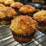 ['A side view close-up of Rübenkraut Muffins with a caramel brown glaze and visible spices.', 'Juicy Rübenkraut Muffins displayed on a wooden surface, showcasing their rich texture and creamy frosting.', 'An inviting side profile of freshly baked Rübenkraut Muffins topped with a smooth cream cheese frosting.', 'A detailed view of Rübenkraut Muffins highlighting their moist interior and cinnamon topping.']