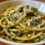 ['Close-up of a creamy Steinpilz pesto in a white bowl.', 'Side view of Steinpilz pesto with visible ingredients like mushrooms and herbs.', 'Juicy Steinpilz pesto captured in detail, showing its rich green color.', 'Detailed shot of Steinpilz pesto showcasing its texture and fresh ingredients.']