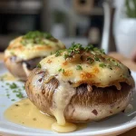 ['Close-up view of fresh Steinpilze mushrooms glistening with butter.', 'Side profile of juicy Steinpilze mushrooms with garlic and herbs.', 'Detail shot of Steinpilze mushrooms showcasing their texture and color.', 'Deliciously prepared Steinpilze mushrooms ready for cooking.']