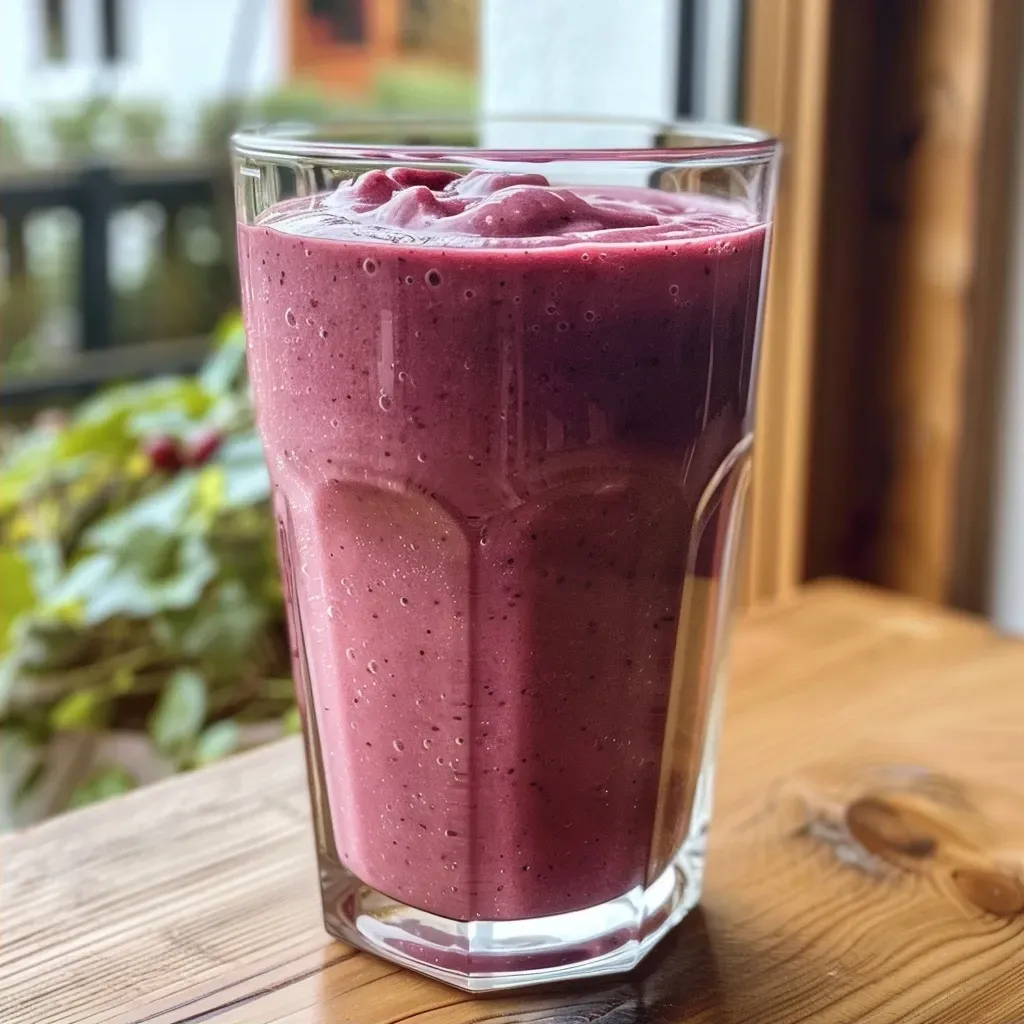 ['Close-up view of a refreshing Trauben Shake with grapes, lemon, and mint.', 'Side view of a creamy Trauben Shake garnished with mint leaves.', 'Juicy Trauben Shake featuring red grapes and a hint of lemon juice.', 'Detailed image of a smoothie made with red grapes and buttermilk.']