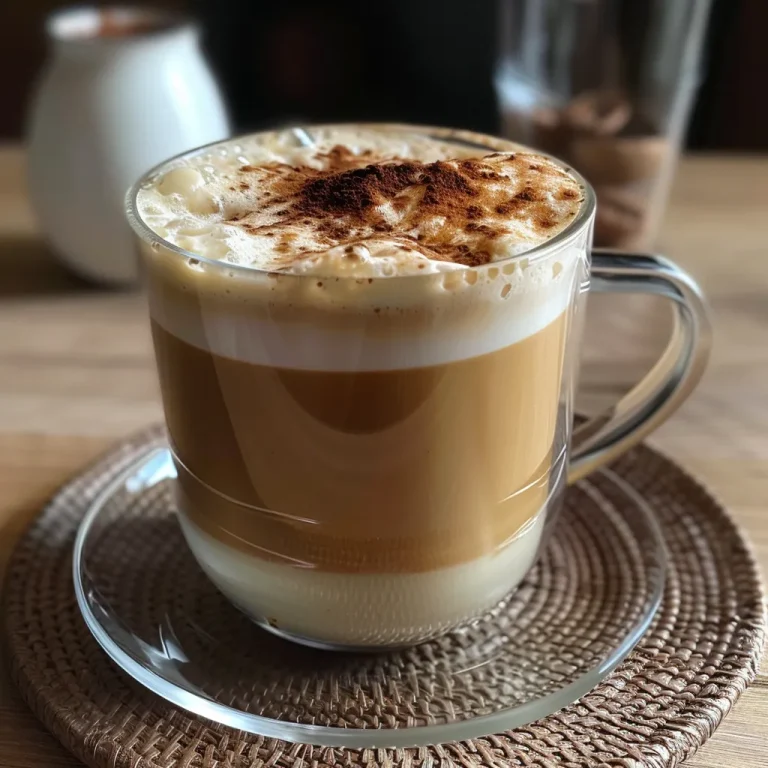 ['A close-up view of a creamy mushroom coffee in a glass, with frothy oat milk and sprinkled cinnamon on top.', 'Side view of a cup of delicious mushroom coffee, showcasing layers of oat milk and coffee with a hint of cinnamon.', 'Close-up photo of mushroom coffee, highlighting the texture of oat milk and a sprinkle of ground cinnamon.', 'Detailed view of a glass of mushroom coffee, featuring foam on top and a cinnamon dusting, captured with an iPhone.']