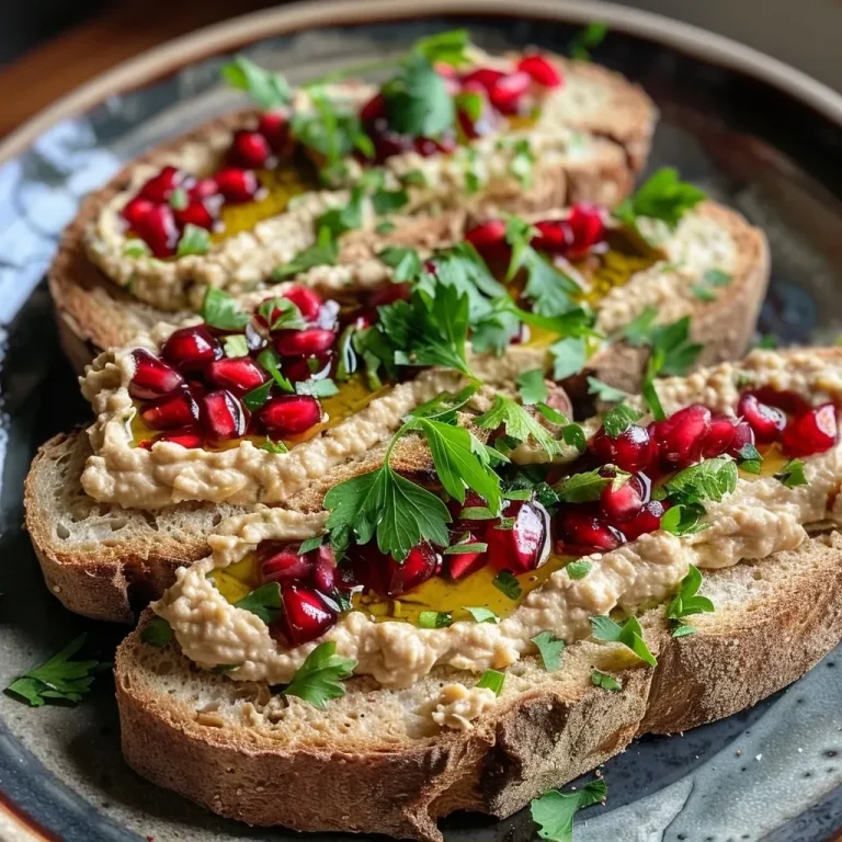 ['A close-up side view of a winter sandwich with caramelized Brussels sprouts.', 'Detailed view of toasted bread topped with hummus and Brussels sprouts.', 'Side shot of a winter sandwich featuring roasted Brussels sprouts and garnishes.', 'Close-up of a gourmet sandwich with Brussels sprouts and a drizzle of balsamic.']