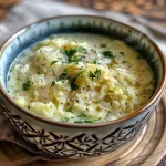 ['Close-up view of creamy German Savoy cabbage puree in a bowl.', 'Side view of luscious Wirsing puree with a smooth texture.', 'Juicy German savoy cabbage puree served in a rustic dish.', 'Thick and velvety Wirsingpüree garnished elegantly.']