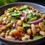 Bohnensalat mit Dill