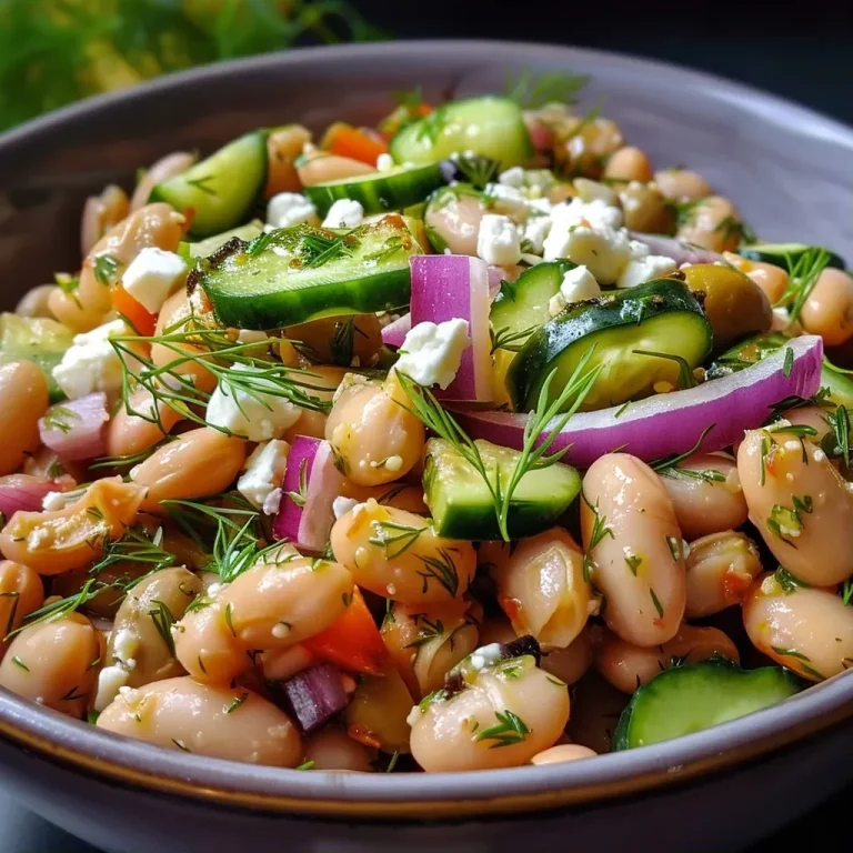 Bohnensalat mit Dill
