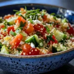 Couscous Salat mit Feta