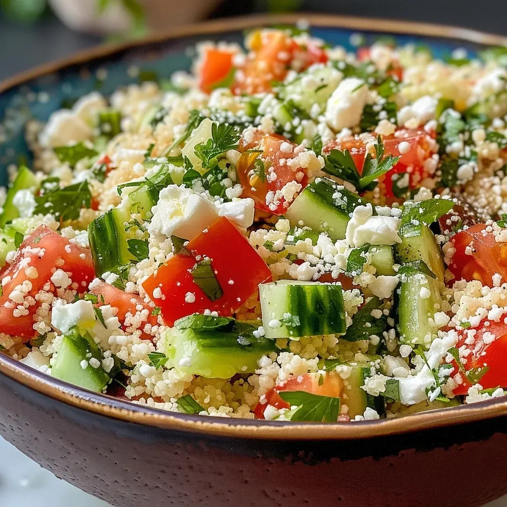 Couscous Salat mit Feta