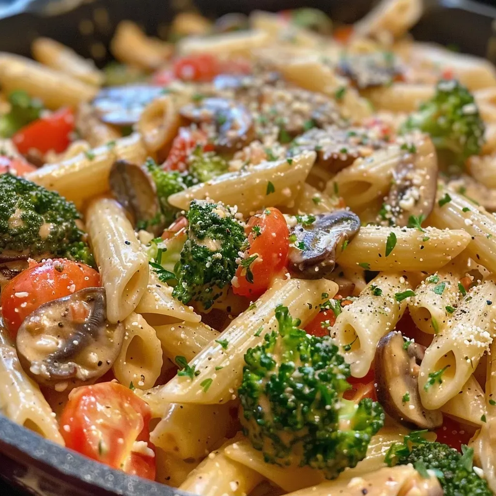 Creamy Vegetable Pasta (Vegan!)