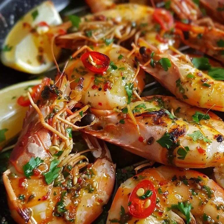 Grillgarnelen vom Grill mit Knoblauch, Zitrone und Chili: Ein Unglaubliches Ultimatives Rezept
