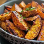 Knusprige Süßkartoffel-Wedges