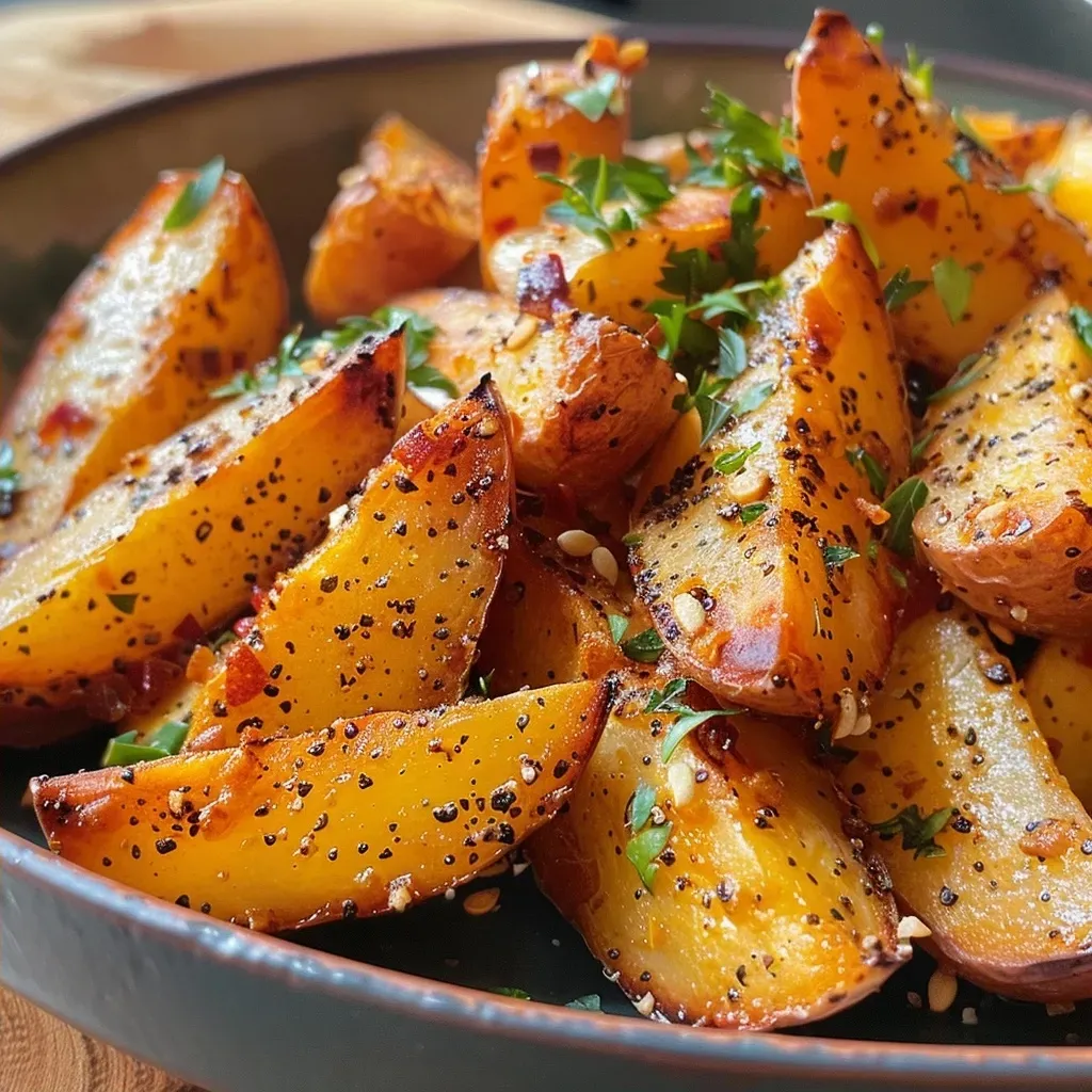 Knusprige Süßkartoffel-Wedges