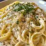 Pasta in Zitronen-Sahne-Soße frisch, cremig schnell