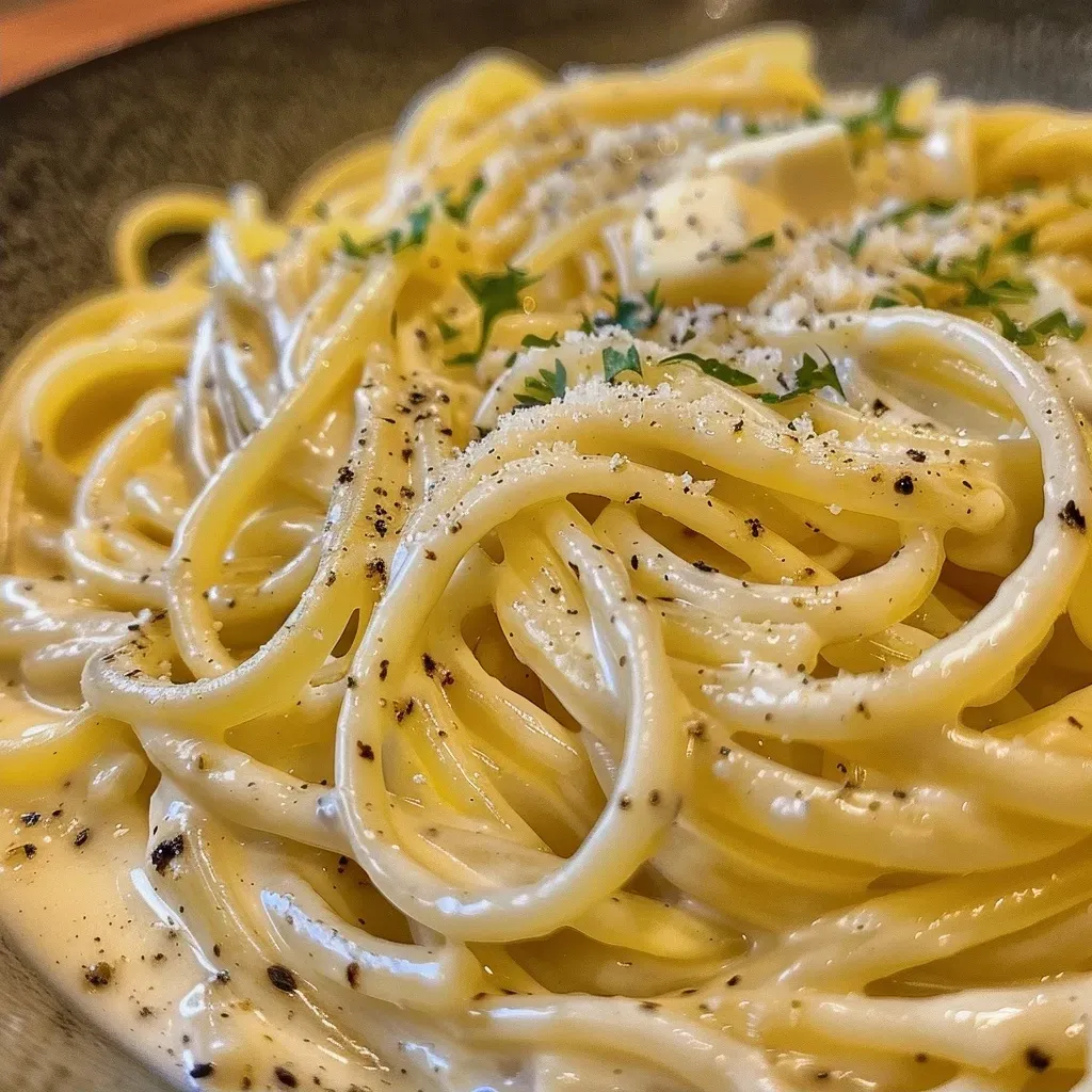 Pasta in Zitronen-Sahne-Soße frisch, cremig schnell