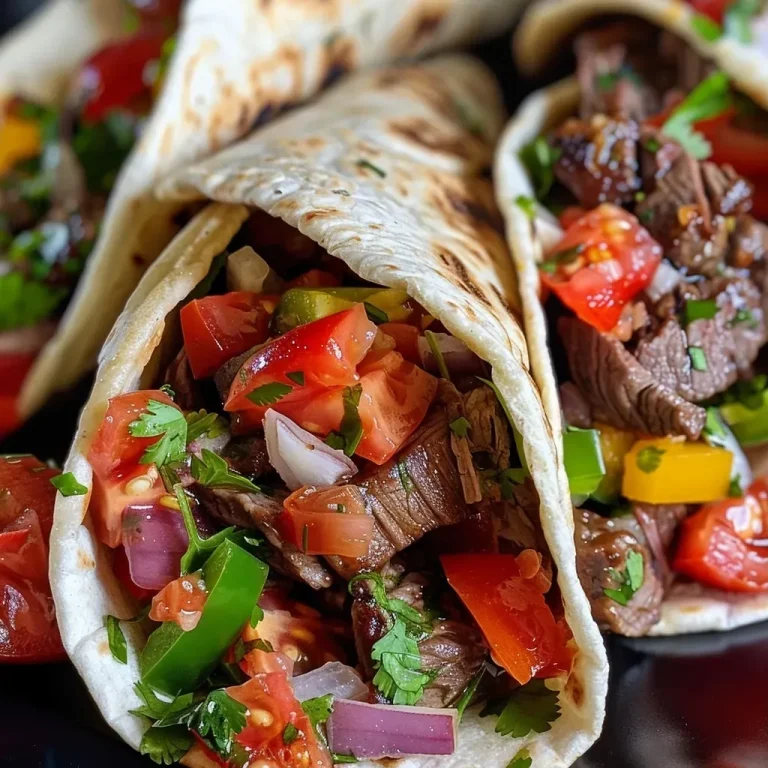 Rindfleisch-Wraps mit Salsa