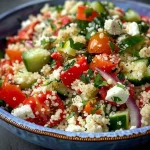 Schneller Couscous Salat mit Feta