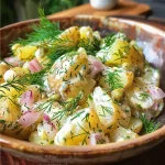 Skandinavischer Dill Kartoffelsalat für den Sommer