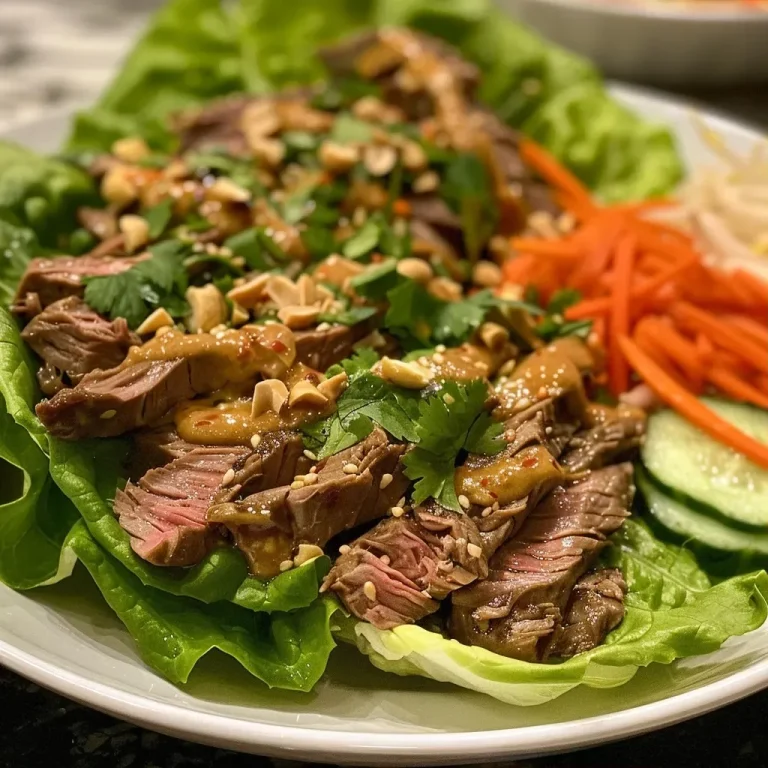 Einfache Steak- und Salat-Wraps: Genussvolle Momente mit Erdnussnote Steak- und Salat-Wraps mit Erdnusssauce für schnelle Genussmomente
