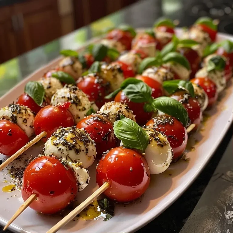Tomate-Mozzarella Spieße einfaches Fingerfood