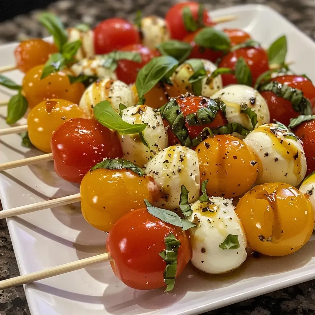 Tomate-Mozzarella-Spieße