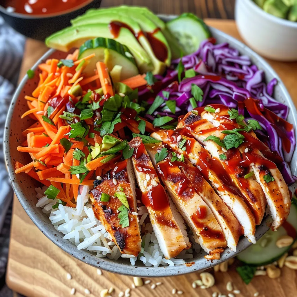 BBQ Chicken Rice Bowls Recipe