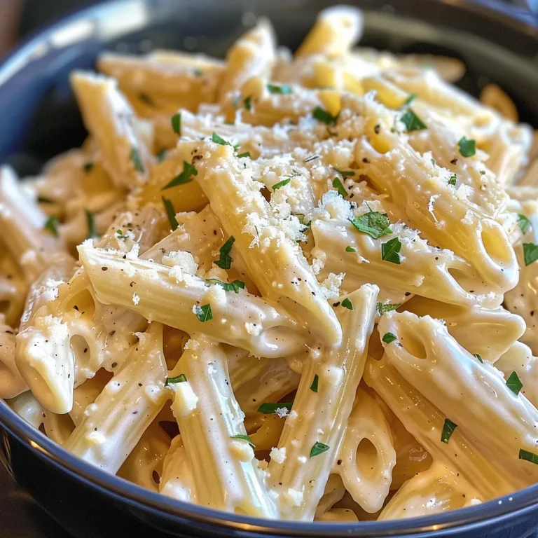 One-Pot Cremige Knoblauch Pasta