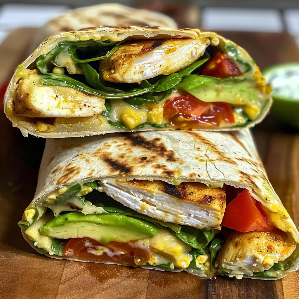 Gesunder Chicken Crunch Wrap: Knusprig und Lecker!
