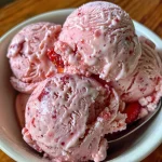 Vegan Erdbeer-Kokos-Eis (No Churn)