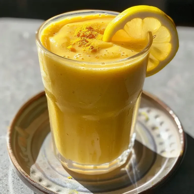 Refrescante Smoothie de Limón: Einfach, Gesund und Lecker! Zesty Lemon Smoothie